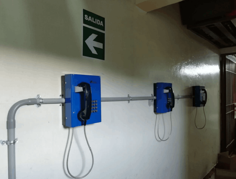 our prison telephone in peruvian